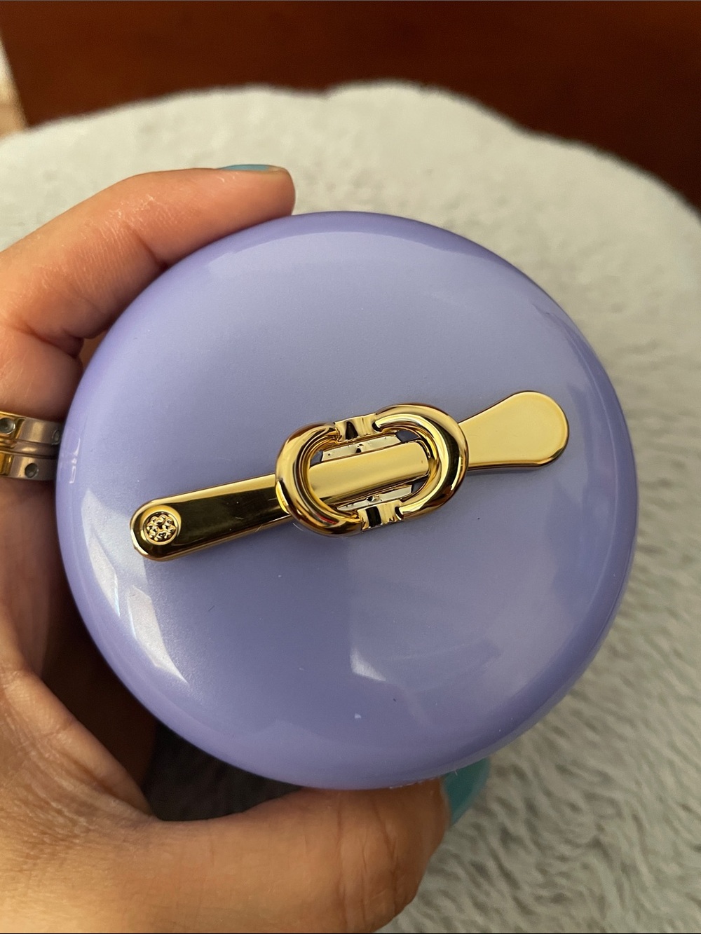 Tatcha Dewy Skin Cream — Lavender Jar with Gold Logo - Picture 4 of 9